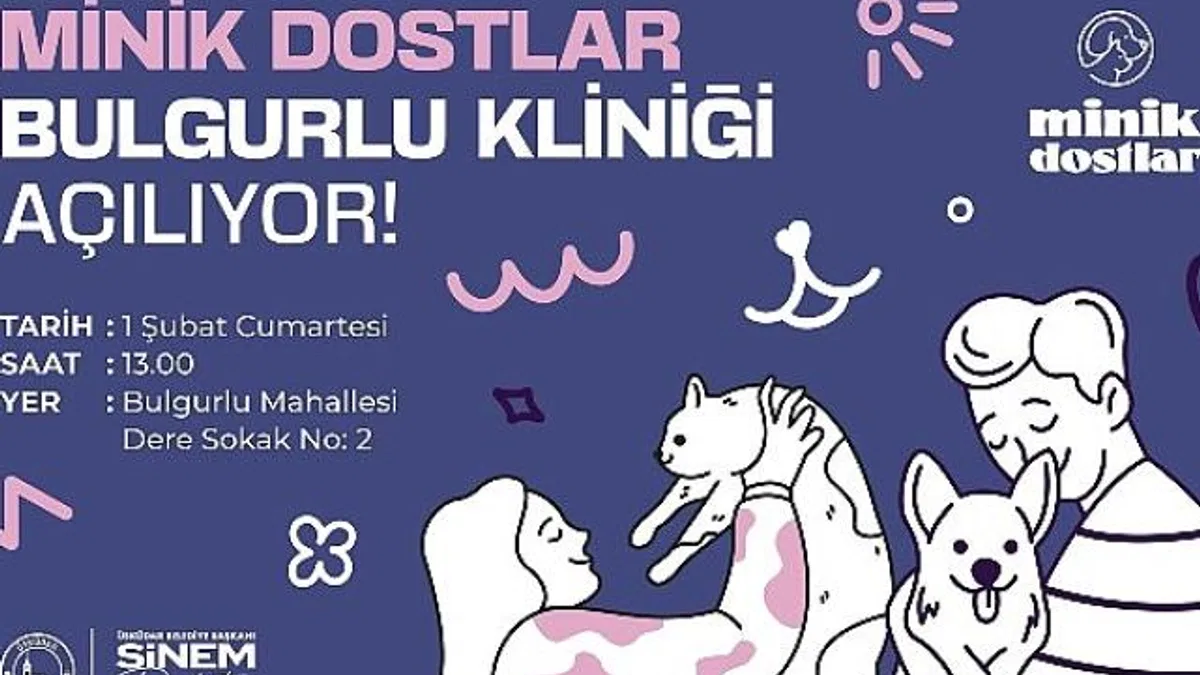 Üsküdar’da Minik Dostlar Bulgurlu Kliniği Açılıyor