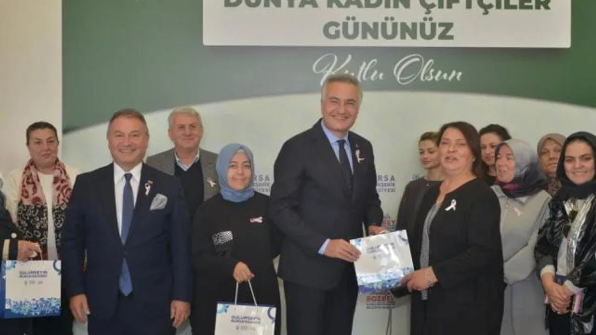 Bursa Büyükşehir’den kadın üreticilere destek