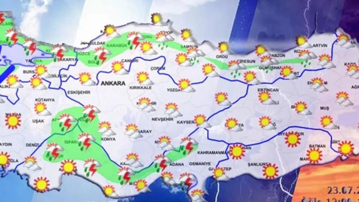 Yurtta bugün hava nasıl olacak? Öğle saatleri için yağış uyarısı