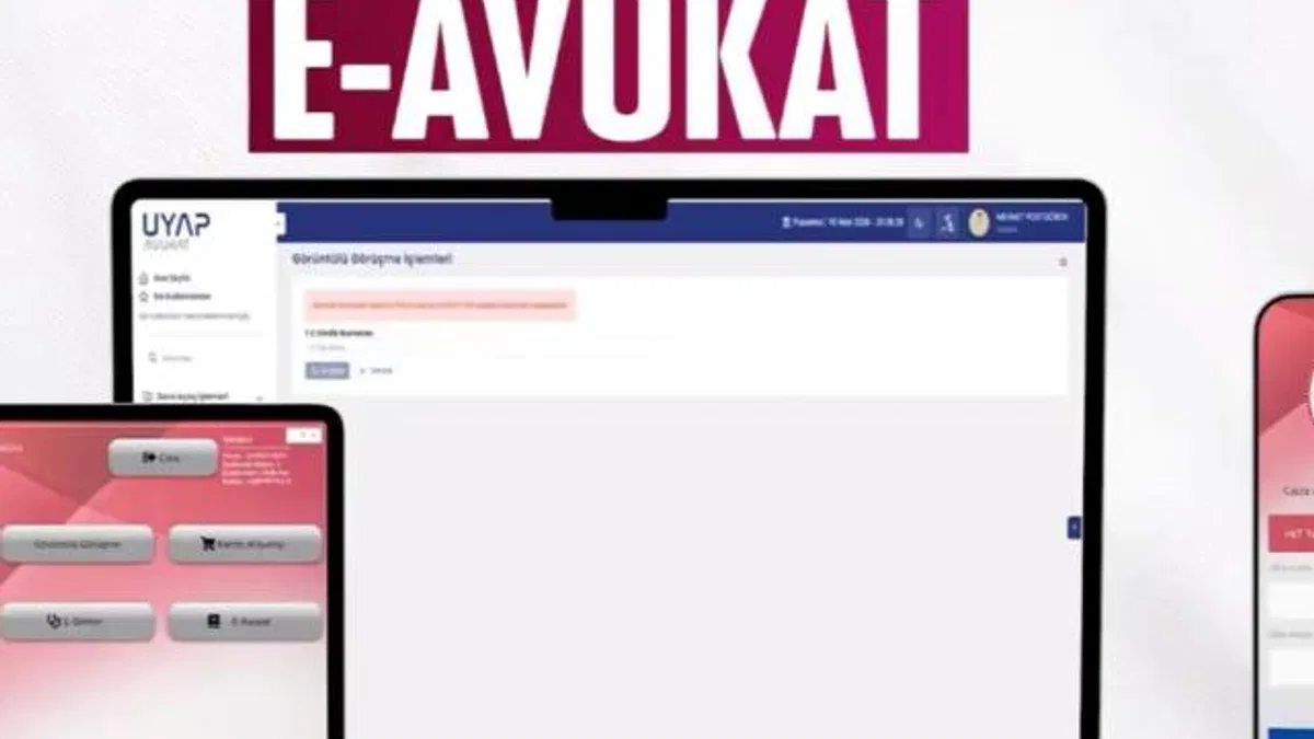 Adalette dijital.dönüşüm… e-Avukat uygulaması devrede