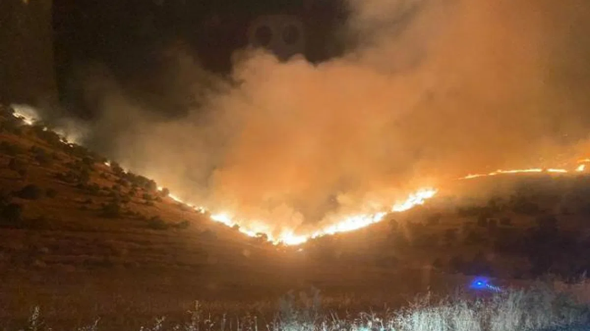 Mardin’de yangın faciası; 1 ölü, 10 yaralı