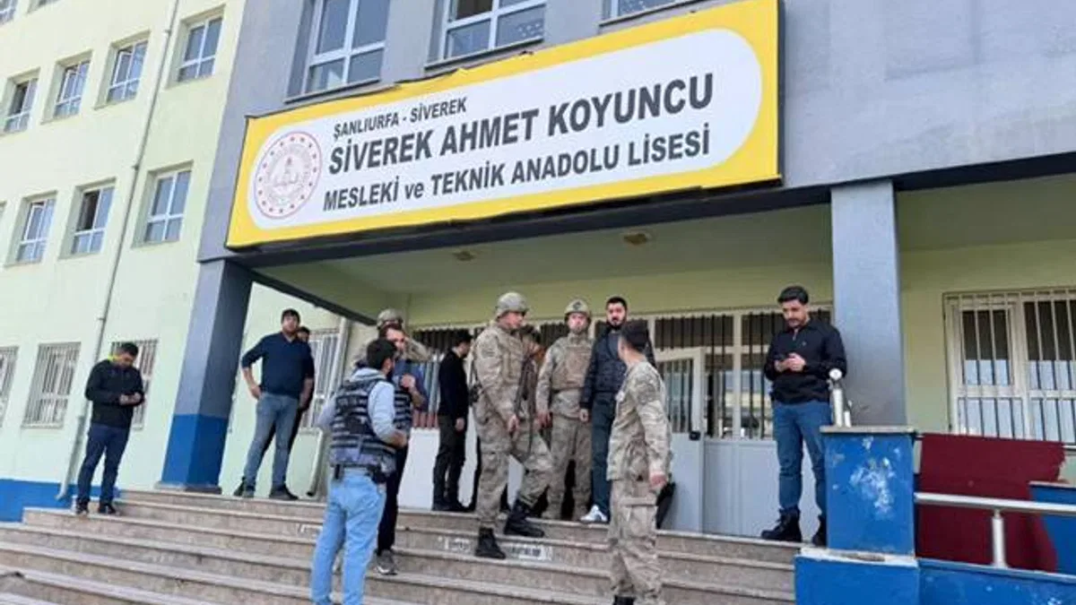 Siverek’te lisede silahlı saldırı:16 yaralı