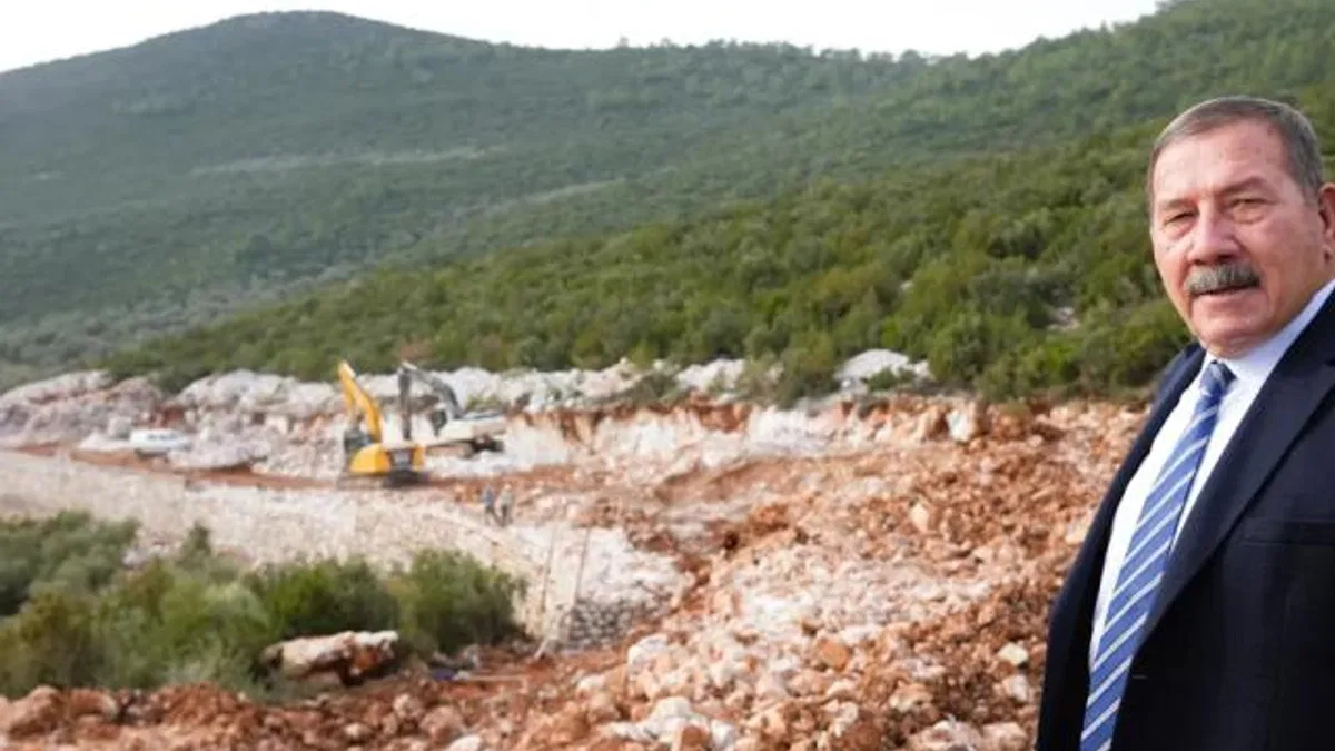Muğla Milas’ta hastane yolunda çalışmalar hızlandı