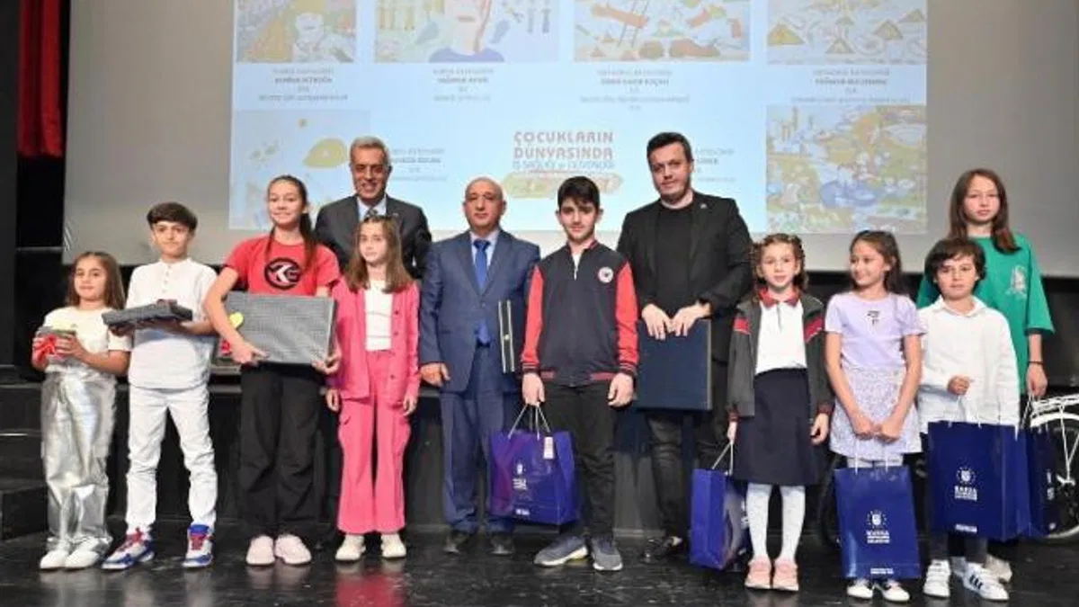 Bursa’da minikler ödüllerine kavuştu