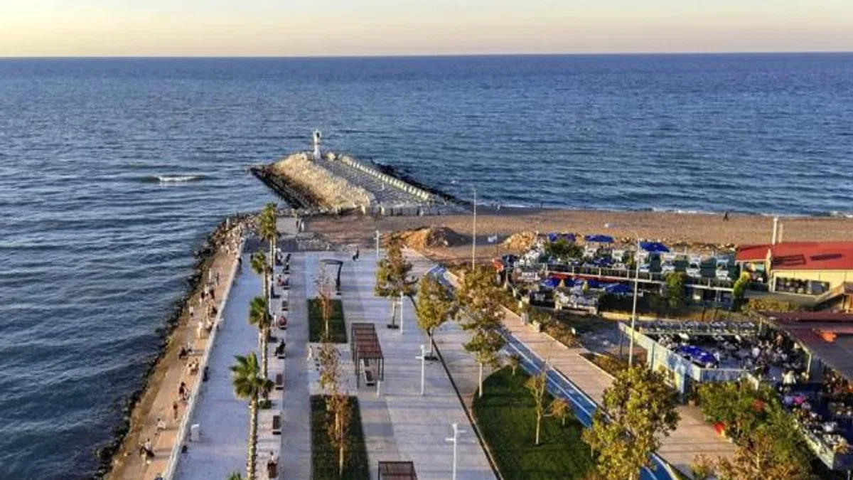 Sakarya’da gün batımı seyir noktasında proje tamam