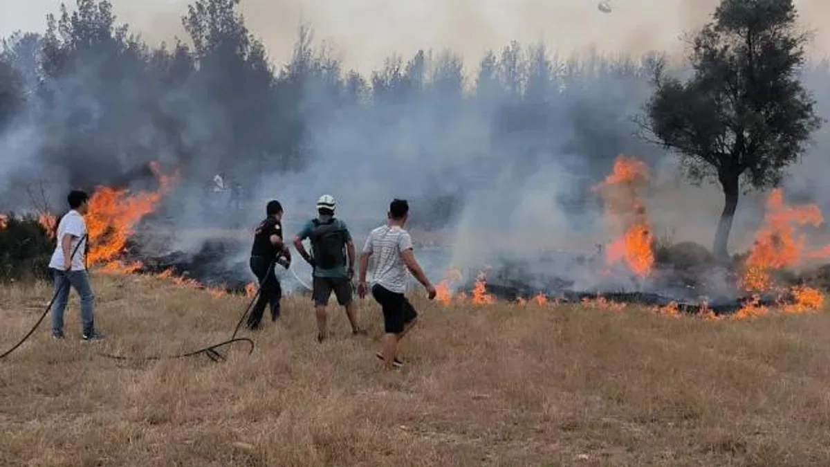 Muğla Büyükşehir ekipleri 6 Ayda 380 anız yangınına müdahale etti