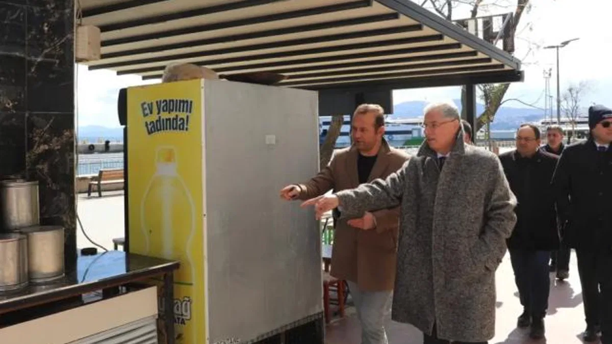 Mudanya sahilinde işgal ve seyyar denetimi