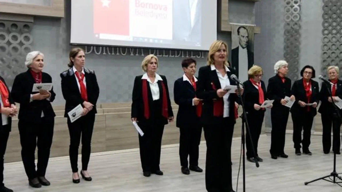 Atatürk Bornova’da etkinliklerle anıldı