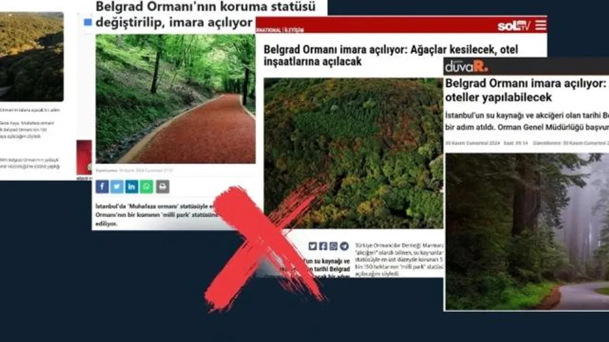 Belgrad Ormanı imara mı açılıyor? O iddialara yanıt geldi