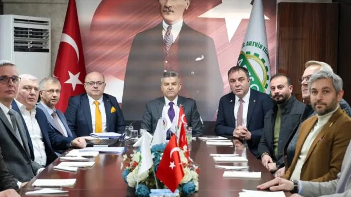 Vali Ergün, Artvin TSO’yu ziyaret etti