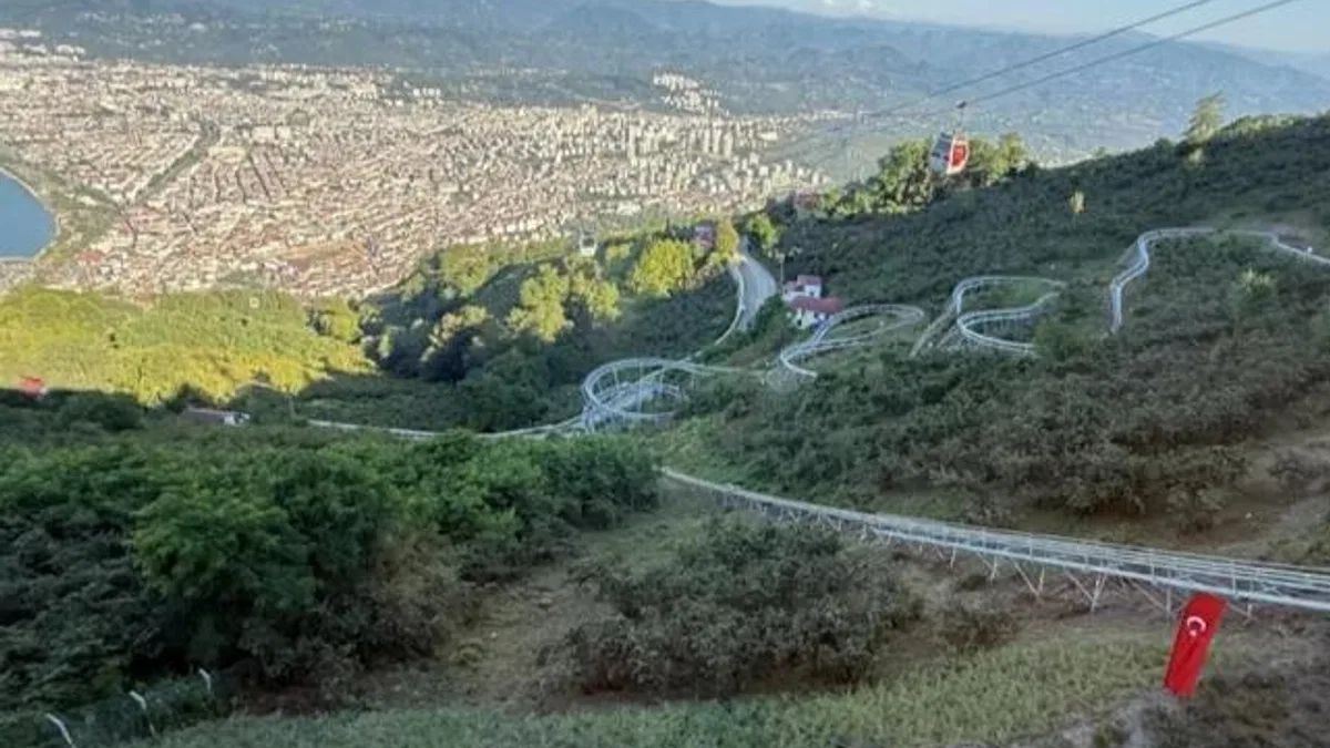 Ordu’da dağ kızağı ve sosyal tesisleri açıldı