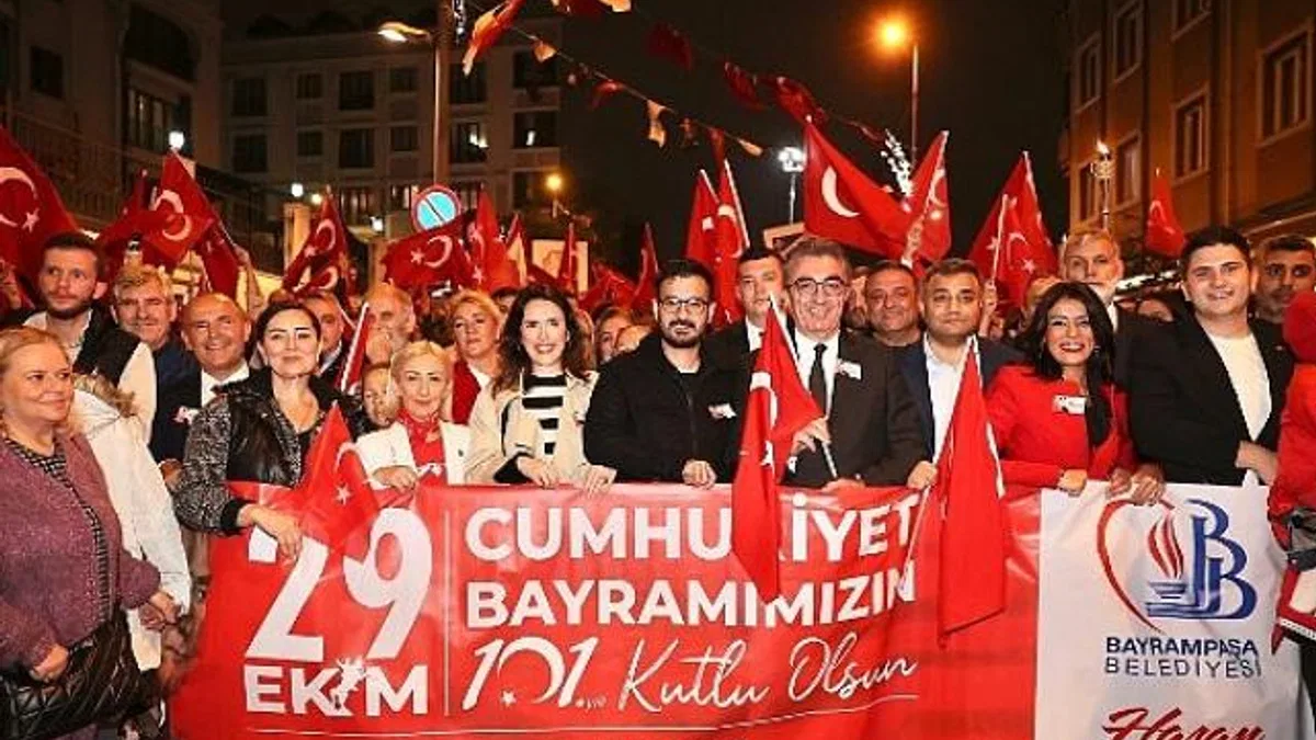 Bayrampaşa’da 101 yıllık coşku, 101 yıllık gurur