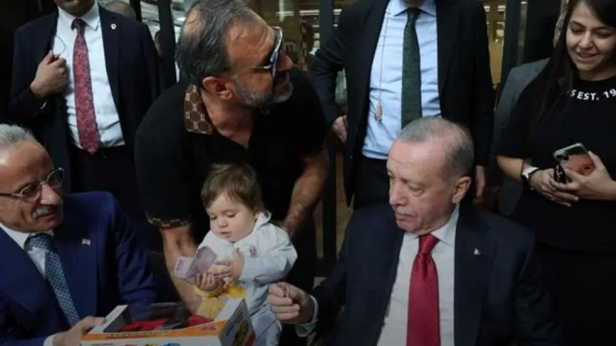 Cumhurbaşkanı Erdoğan’dan ‘tatlı’ sohbet