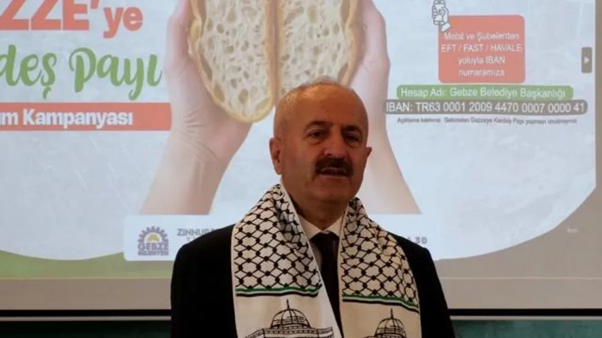 Gebze’den Gazze’ye kardeş payı