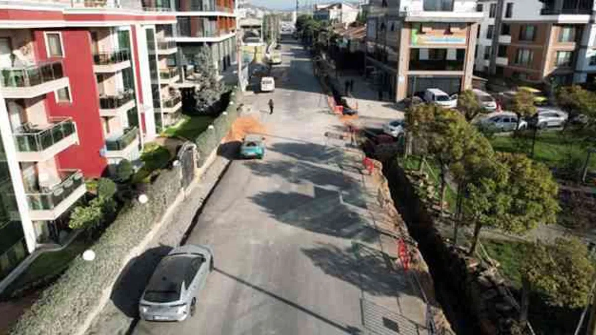 Kocaeli Şehit Ergün Köncü Caddesi yenileniyor