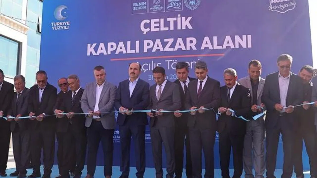 Konya’da Çeltik’e 102 milyon liralık Kapalı Pazar Yeri kazandırıldı