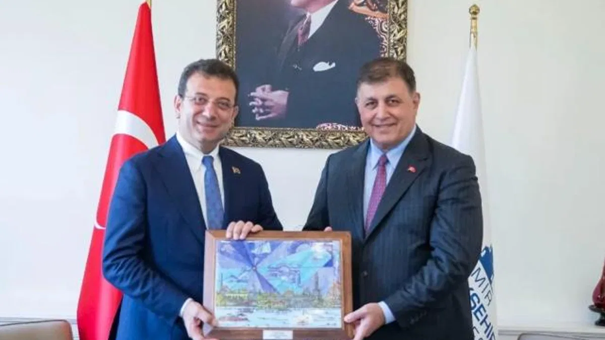 Başkan Tugay, İmamoğlu’nu ağırladı