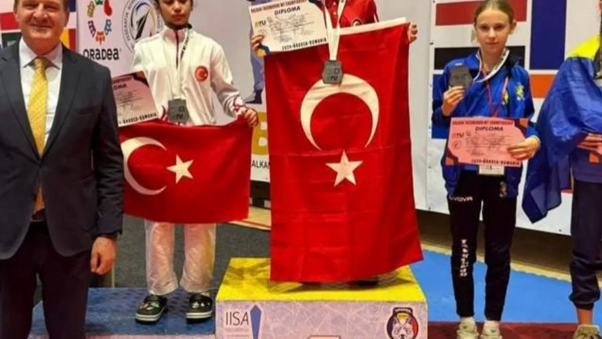 Konyalı Fatma Azra ‘Balkan şampiyonu’ oldu
