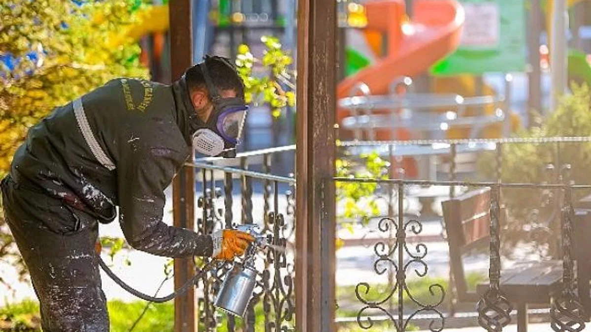 Keçiören’de Parklar Yenileniyor