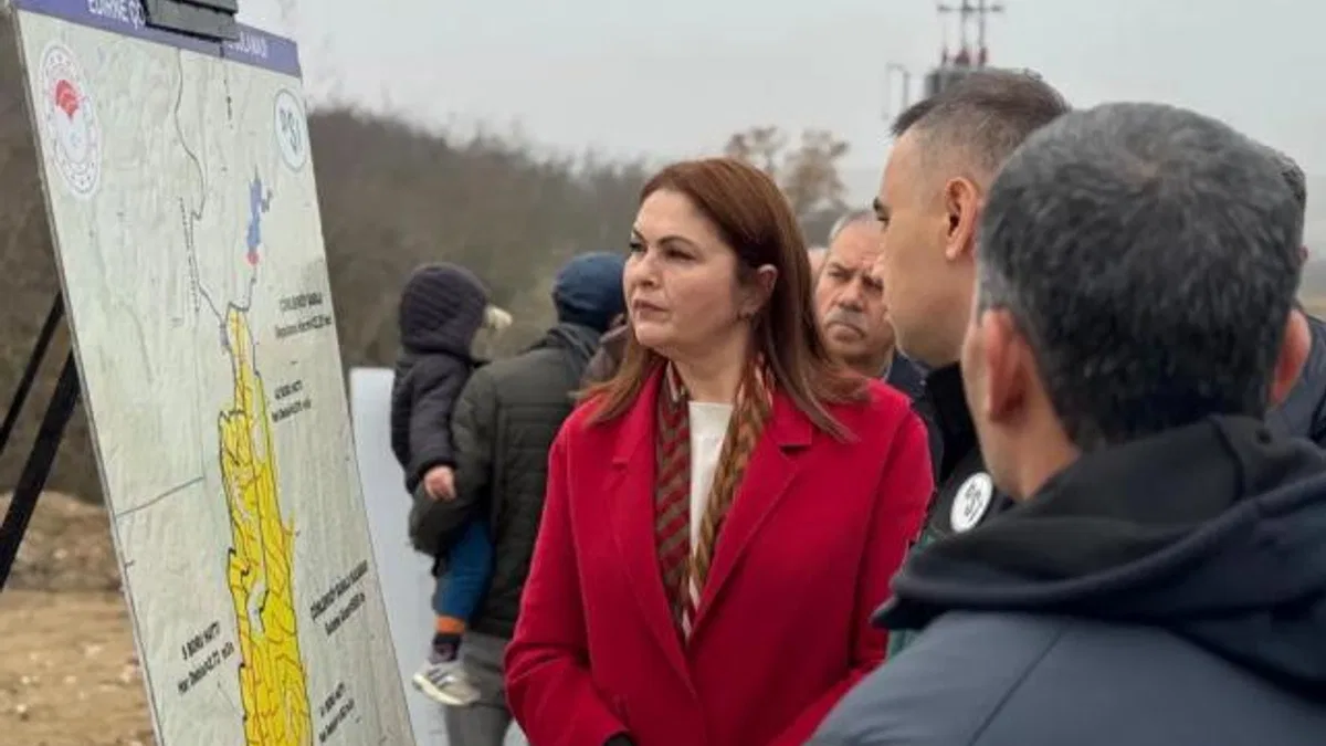 Edirne’de Çömlekköy Barajı’na AK Parti’den yakın mercek