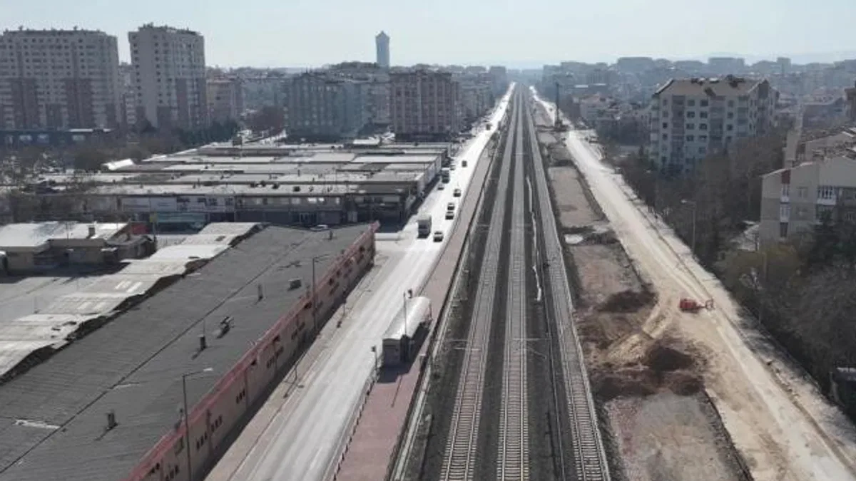 KONYARAY Banliyö Hattı’nın birinci etabı 23 kilometreye yükseldi