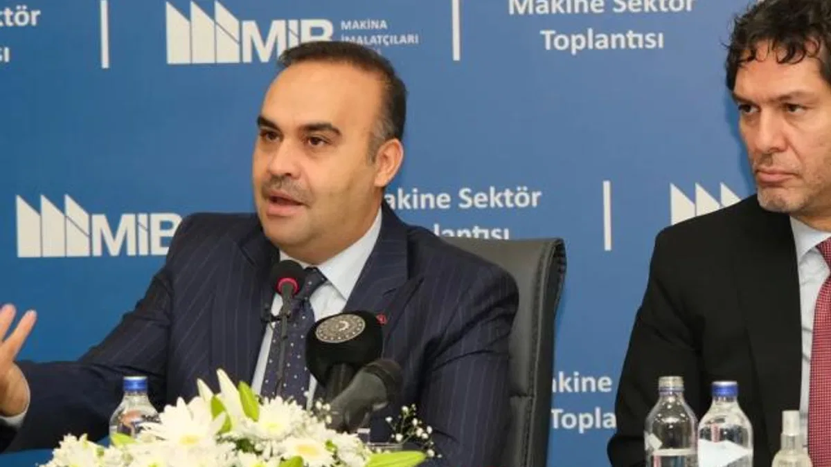 Bakan Kacır’dan makine sektörüne destek sözü