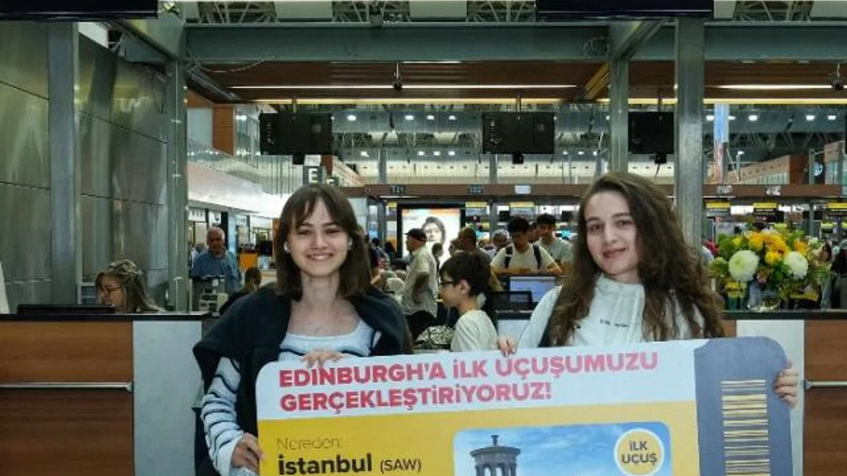 İstanbul Sabiha Gökçen’den Edinburgh’a yeni hat