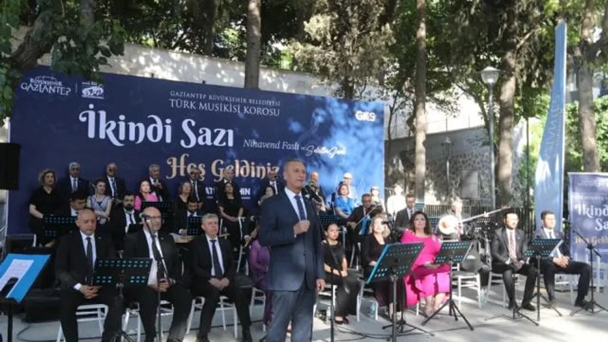Gaziantep’te İkindi Sazı ile türküler yeniden yankılandı