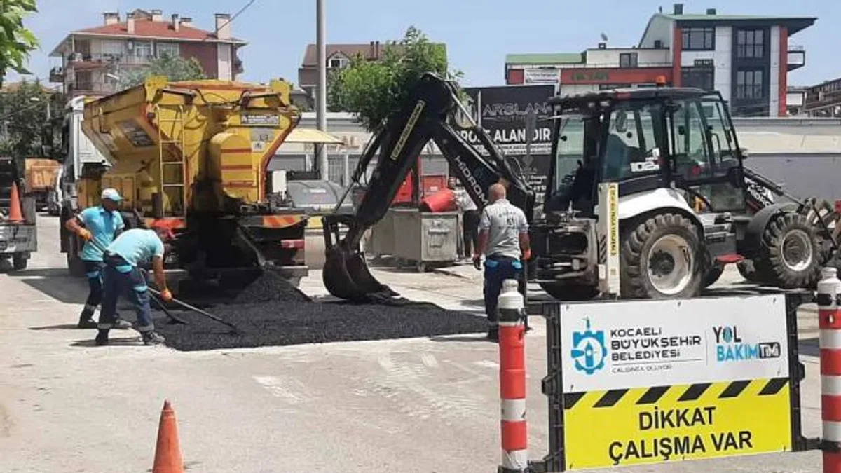 Kocaeli Büyükşehir ile yollar 7/24 güvende