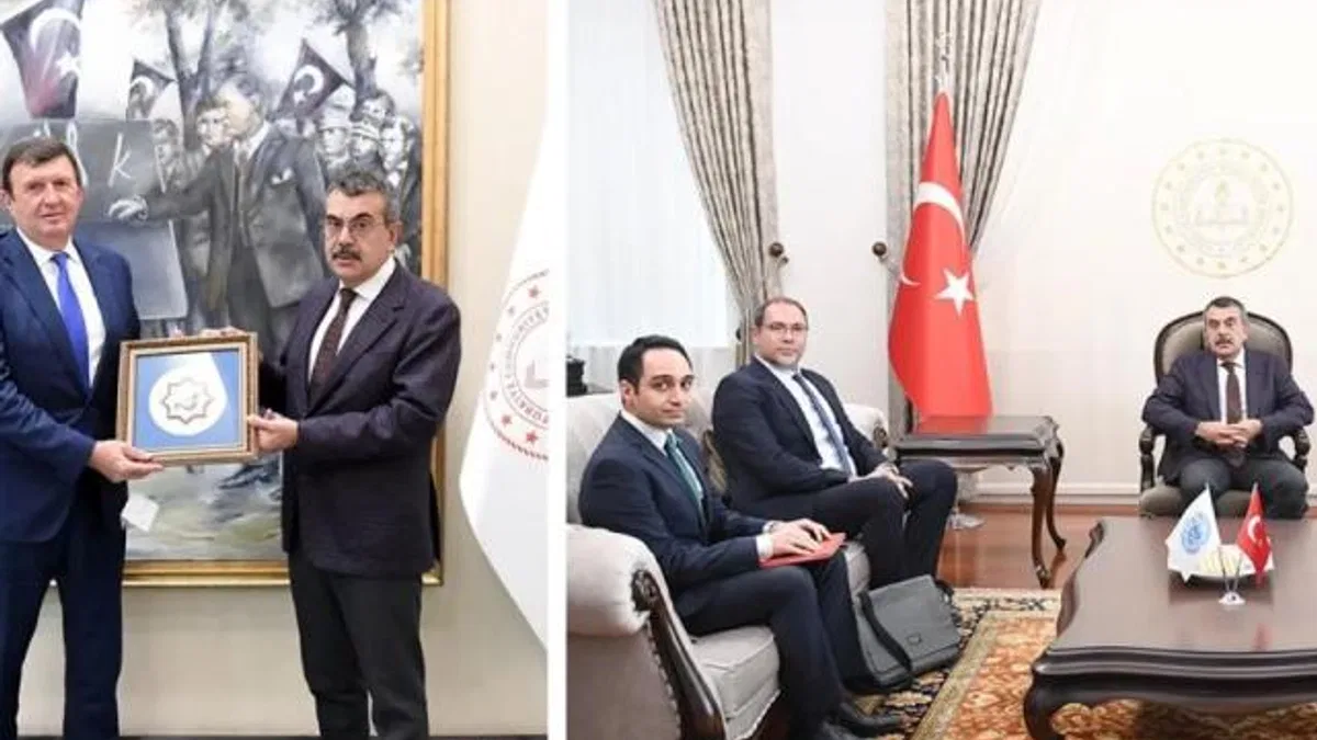 Bakan Tekin eğitimde Sırbistan ve BM iş birliklerini pekiştirdi
