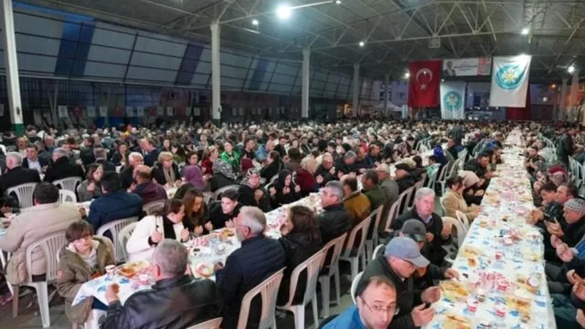 Manisa’da Bereket Sofrası Saruhanlı’da kuruldu