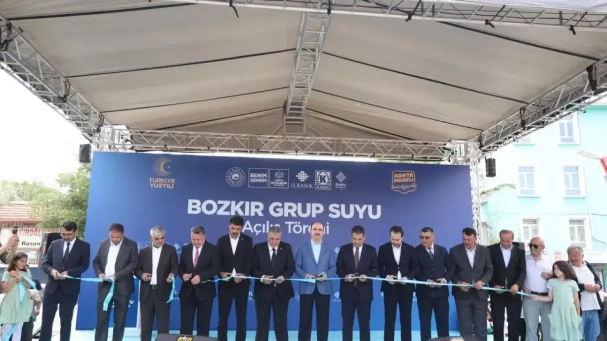Konya’da Grup Suyu Projesi hizmete girdi