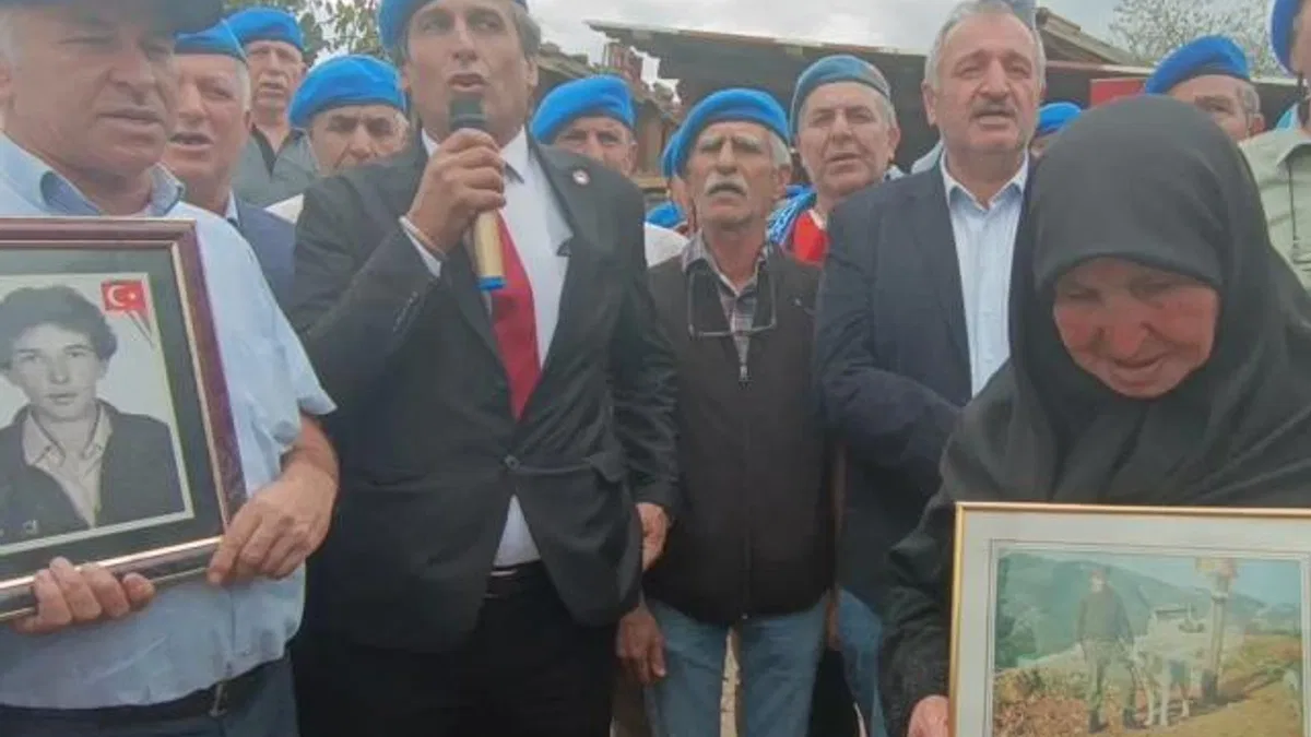 Komandolar şehit ailesini unutmadı