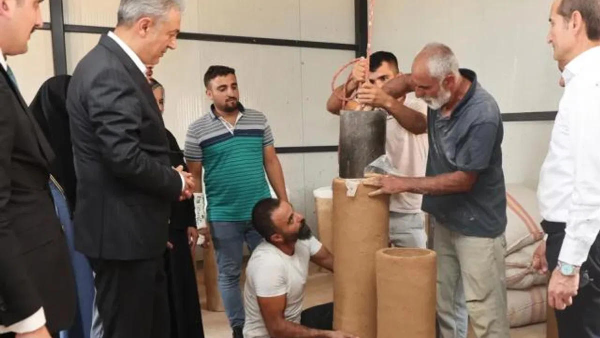 Mardin’de geleneksel arı kovanı üretimi başladı