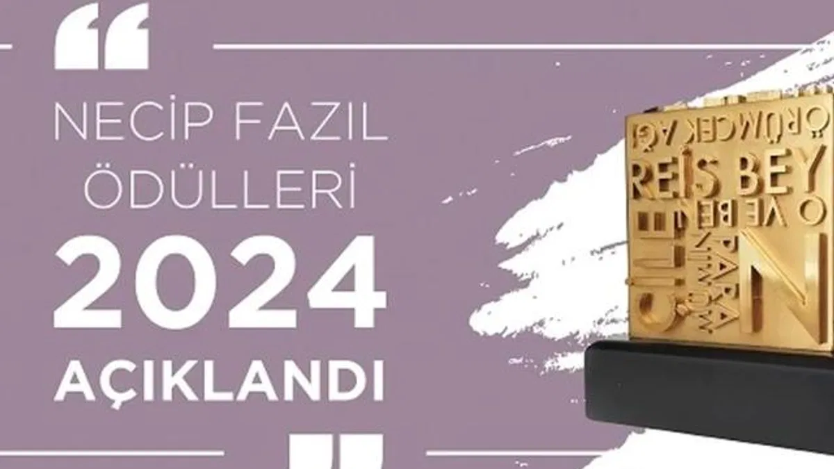 2024 Necip Fazıl Ödülleri açıklandı