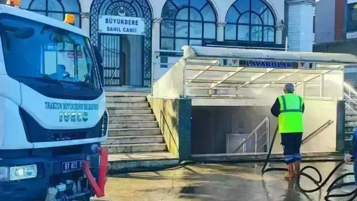 Trabzon’da bayram öncesi temizlik seferberliği
