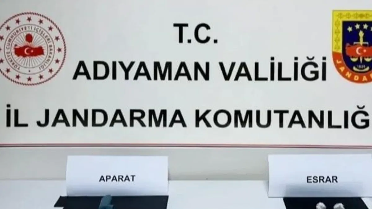 Adıyaman’da operasyon: 180 adet uyuşturucu madde ele geçirildi