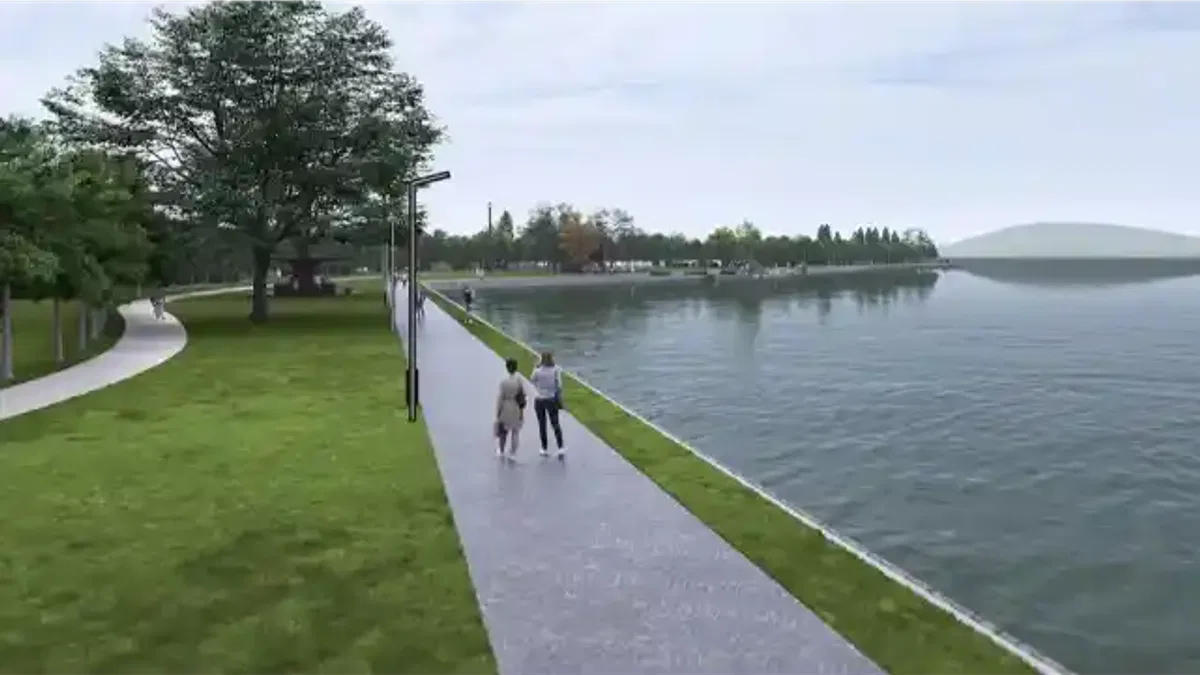 Sapanca Gölü manzarasında yeşil koridor uzuyor