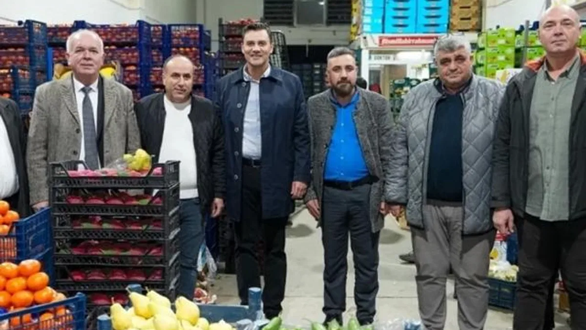 Manisa’da Başkan Zeyrek’ten ‘Hal’in halini sordu