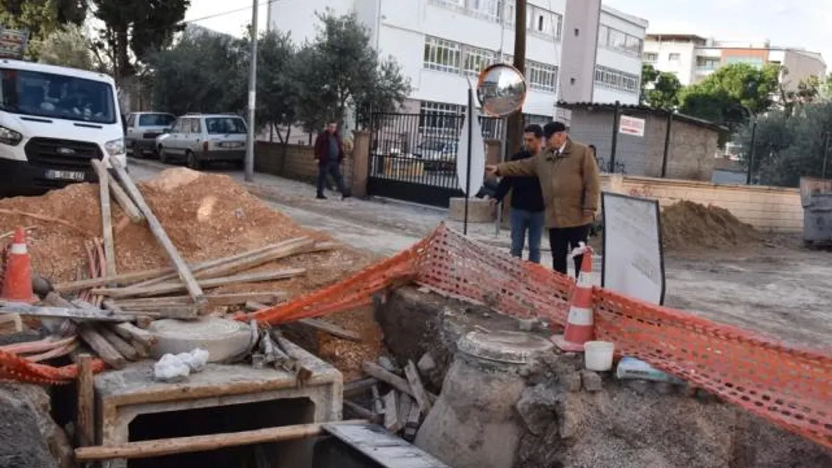 Manisa Akhisar’da yağmur suyu sorununa neşter