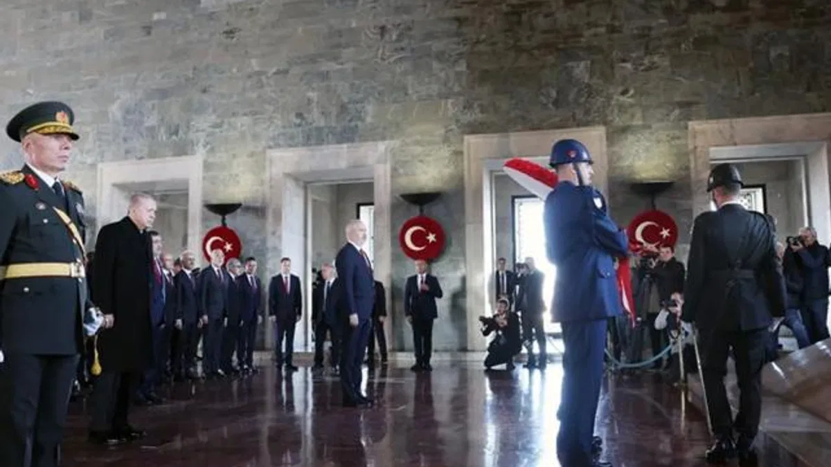Cumhurbaşkanı Erdoğan, Anıtkabir’de