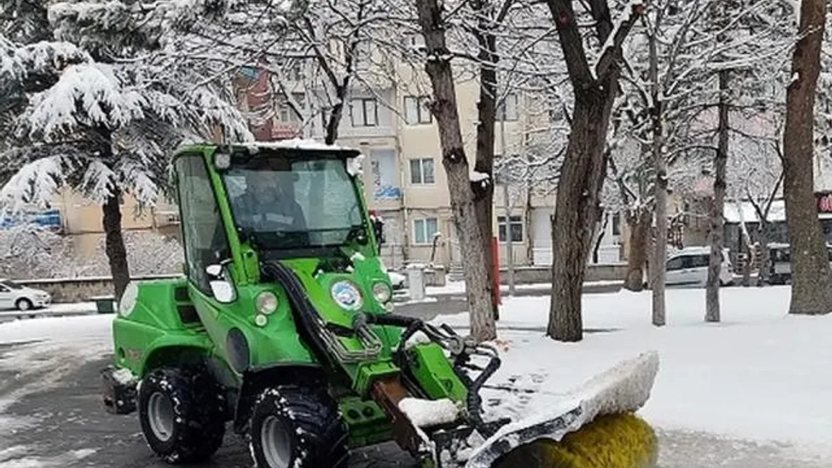 Kayseri Talas’ta kış çalışmaları yeniden başladı