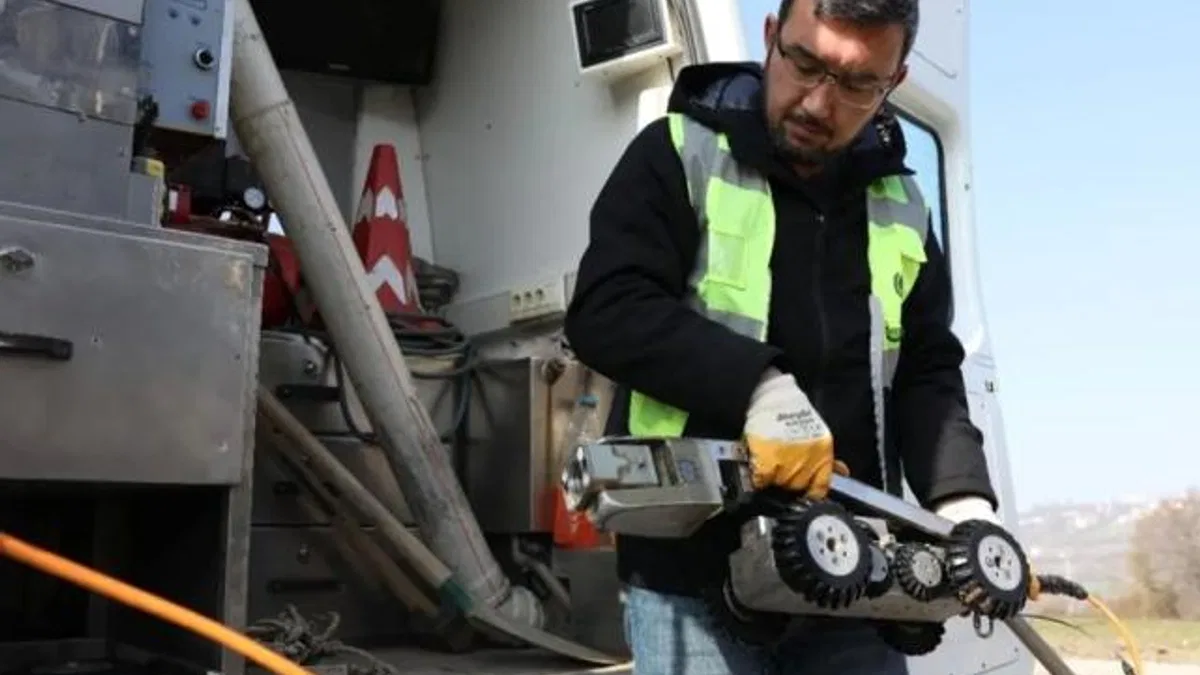 SASKİ’den kanal arızalarına robotlu çözüm