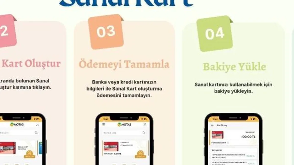 MOTAŞ Sanal Kart uygulamasını başlattı