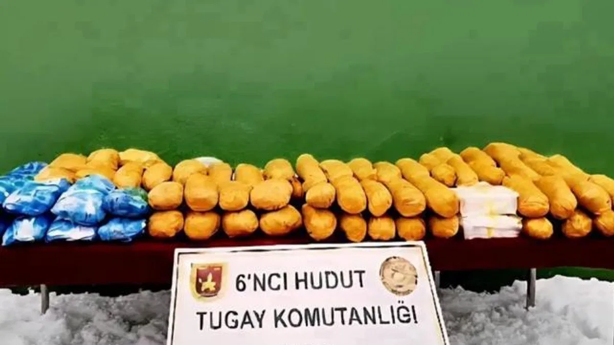 Van Hudut Hattı’nda 50 kilogram uyuşturucu ele geçirildi