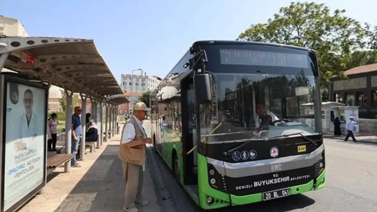 Denizli’de toplu ulaşımda yeni dönem başladı
