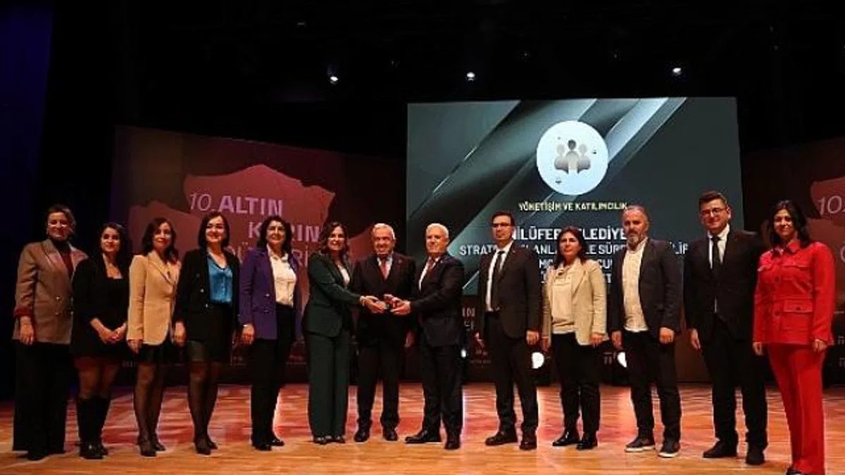 Nilüfer Belediyesi’nin 2 projesine Altın Karınca Ödülü