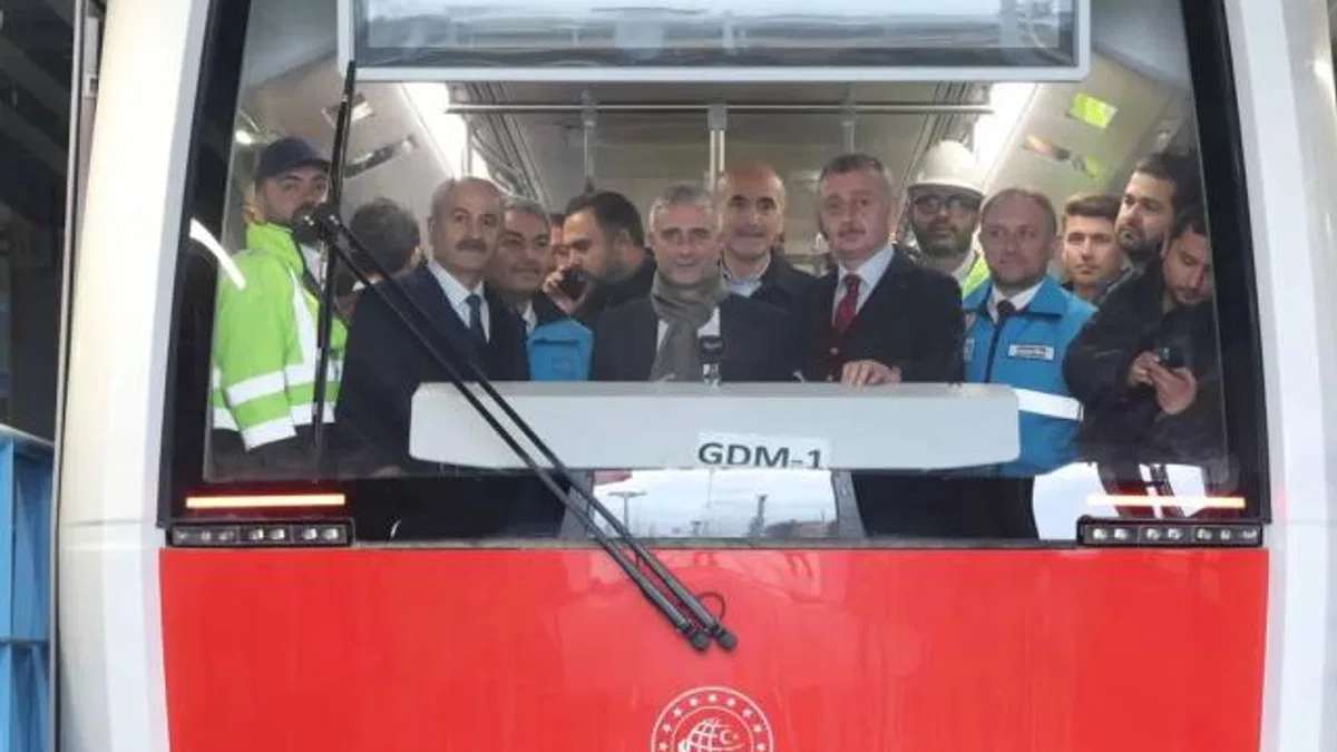 Kocaeli’nin ilk metrosunda geri sayım