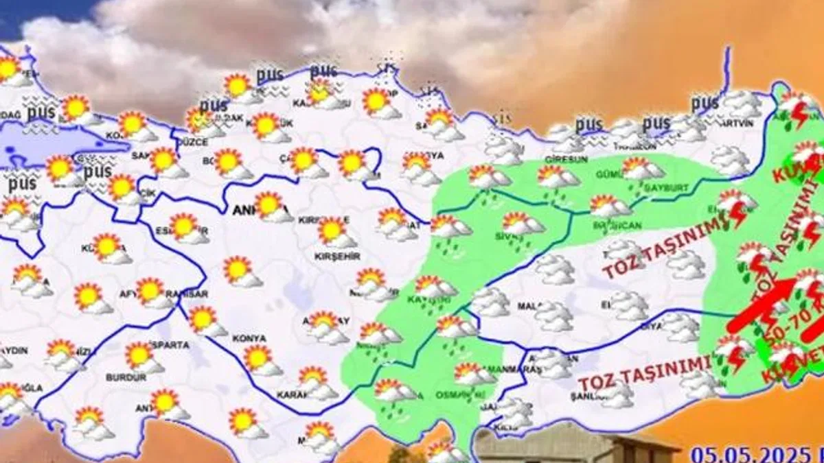 Doğu ve Güneydoğu’ya toz taşınımı uyarısı!