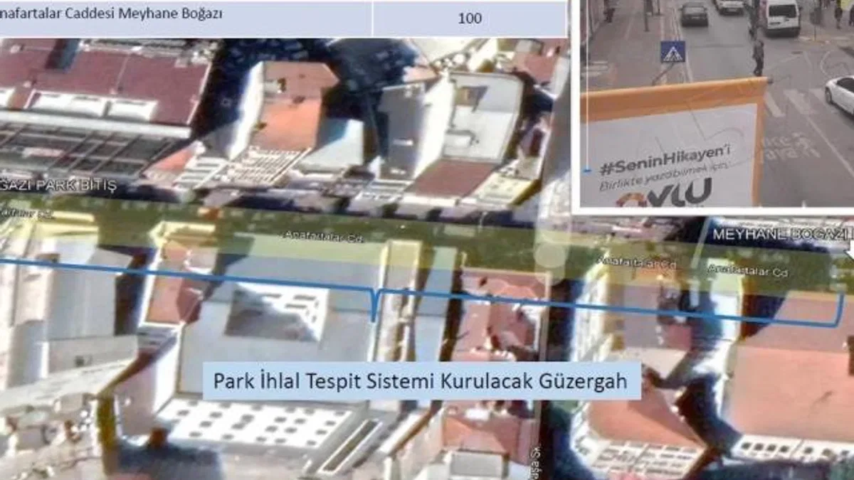 Balıkesir’de park ihlallerine yönelik kamera takip sistemi devreye alınıyor